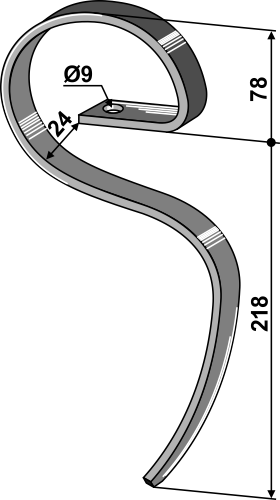 Harvetand 20x6,5