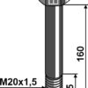 Skrue M20x1,5x160 - 10.9