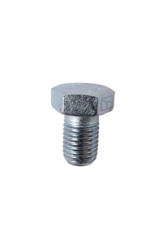 Bolt M20x2,5x30 u. møtrik - galvaniseret