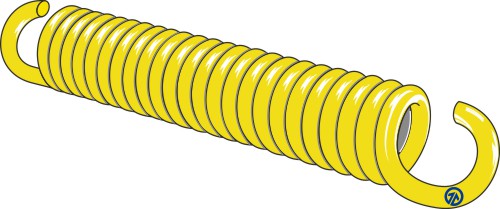 Fjeder Ø12x430xØ62