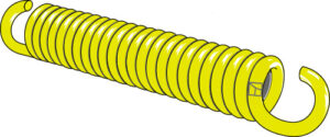 Fjeder Ø14x470xØ70