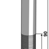Bolt M20x2,5x90 u. møtrik