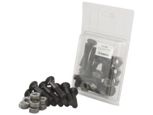 Monteringsbolt (rund) & Møtrik - M11 x 60mm, Trækstyrke 8.8 (10 stk. Agripak)