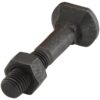 Monteringsbolt (firkantet) & Møtrik - M12 x 80mm, Trækstyrke 12.9 (6 stk. Agripak)