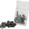 Monteringsbolt (rund) & Møtrik - M12 x 35mm, Trækstyrke 12.9 (12 stk. Agripak)