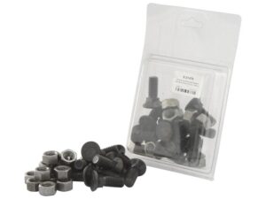 Monteringsbolt (rund) & Møtrik - M12 x 35mm, Trækstyrke 12.9 (12 stk. Agripak)