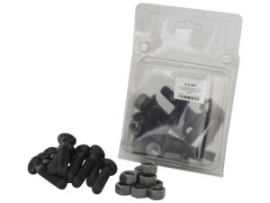Monteringsbolt (rund) & Møtrik - M12 x 60mm, Trækstyrke 8.8 (10 stk. Agripak)