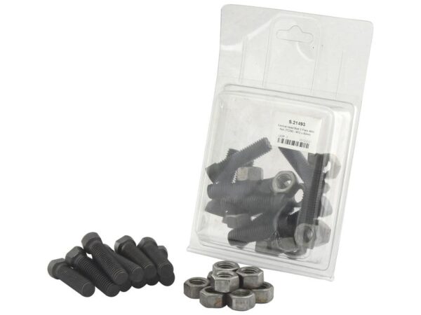 Monteringsbolt (konisk) & Møtrik - M12x50mm, Trækstyrke 12.9 (10 stk. Agripak)