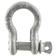 Sjækel (m/skrue)(bue), Rated: 0.5T (1100lbs)