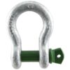Sjækel (m/skrue)(bue), Rated: 6.75T (14300lbs)