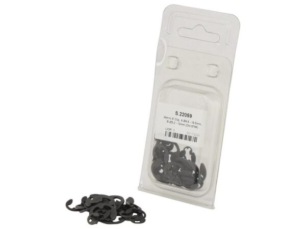 Låsering (mm), A Ø4.5 - 15.5mm, B Ø3.2 - 12mm (DIN or Standard No. DIN 6799), (Agripak 36 stk.)