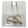Ringsplit (pæreformet)(m/sikkerhedslukning), Stift Ø7.5mm x 44mm (2 stk. Agripak)