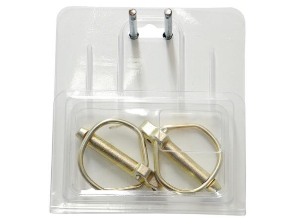 Ringsplit (pæreformet)(m/sikkerhedslukning), Stift Ø9.5mm x 46mm (2 stk. Agripak)