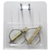 Ringsplit (pæreformet)(m/sikkerhedslukning), Stift Ø11.5mm x 46mm (2 stk. Agripak)