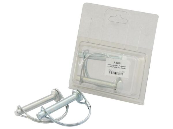 Låsesplit, Stift Ø9.5mm x 57mm (2 stk. Agripak)