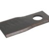 Kniv - Snoet, skarpe topkanter, parallel - 108 x 47x4mm - Hul Ø21mm - Venstre - Passer til Pottinger, Fort Passer til: 434971