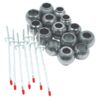 Sortiment Lift- og Topstangskugler (Kat. Lower Link Ball 2/2, 2/3, 3/3, Top Link Ball 2/2, 2/3, 3/2, 3/3) (14 stk. Sortiment)