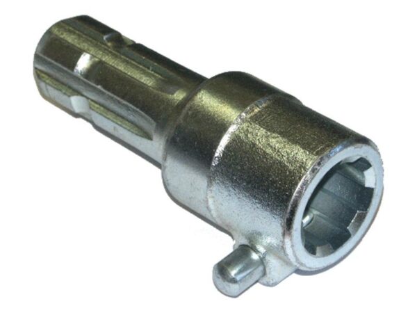 PTO Adapter - Spliner indv 1 3/4'' - 6 x Spliner udv 1 3/4'' - 6 med Snaplås.