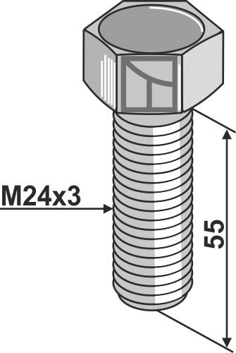 Skrue M24x3x55