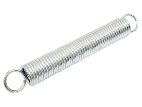 Trækfjeder, Forår Ø29mm, Tråd Ø3.8mm, Længde: 215mm.