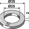 Skive Ø35x2xØ25 - DIN988