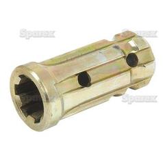 PTO Konverteringsbøsning - Spliner indv 1 1/8'' - 6 x Spliner udv 1 3/8'' - 6