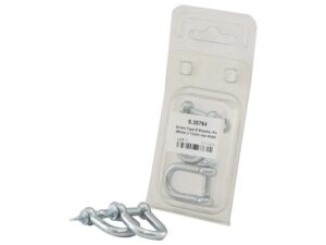 Sjækel (m/skrue), Stift Ø6mm x 12mm Kæbebredde (2 stk. Agripak)