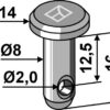 Splitbolt Ø8x16
