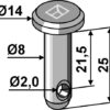 Splitbolt Ø8x25