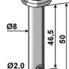 Splitbolt Ø8x50