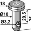 Splitbolt Ø10x25