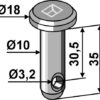 Splitbolt Ø10x35