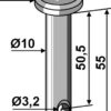 Splitbolt Ø10x55