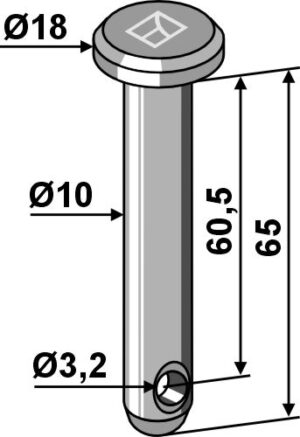 26-1065 Splitbolt Ø10x65