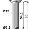 Splitbolt Ø12x60