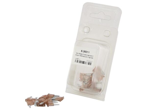 Sikringer (mini) Agripak 5.0 A (10 stk. Agripak)
