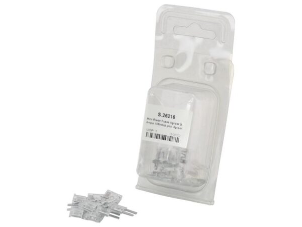 Sikringer (mini) Agripak 25 A (10 stk. Agripak)