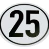 SPEED STICKER 25KM/H