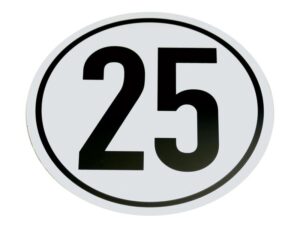 SPEED STICKER 25KM/H