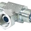 Hydraulisk T-stykke 1/2'' BSP Han x 1/2'' BSP Han x 1/2'' BSP Drejelig hun