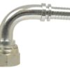 Dicsa BSP 60° Indstik 1/2'' x 3/4'' Hun 90° Omløber