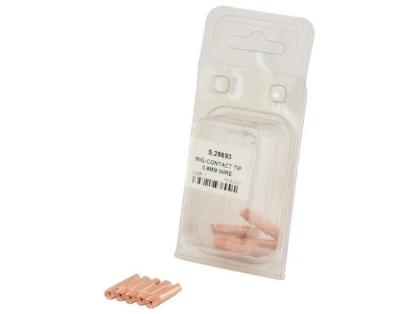 Tråddysse MIG 0.8mm (Agripak 5 stk.)