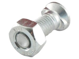 Monteringsbolt (rund) & Møtrik - M14 x 30mm, Trækstyrke 8.8 (25 stk. Kasse)