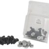 Monteringsbolt (rund) & Møtrik - M10 x 38mm, Trækstyrke 8.8 (15 stk. Agripak)