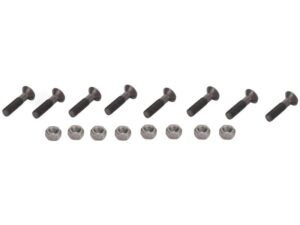 Monteringsbolt (rund) & Møtrik - M12 x 50mm, Trækstyrke 8.8 (8 stk. Agripak)