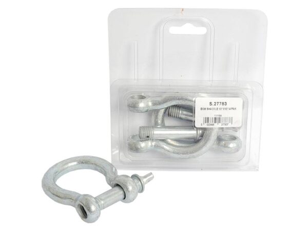 Sjækel (m/skrue)(bue), Stift Ø13mm, Størrelse: 13mm (2 stk. Agripak)
