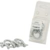 Sjækel (m/skrue)(bue), Stift Ø6mm, Størrelse: 6mm (4 stk. Agripak)
