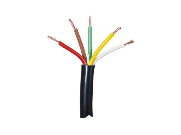 Kabel 5x0.75mm² (50m) Sort