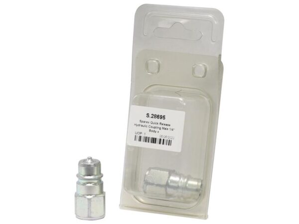 Sparex Lynkobling Han 1/4'' Krop tommer x 1/4'' BSP Hun (Agripak 2 stk.)