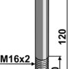Bolt M16x2x120 - 8.8 m. låsemøtrik
